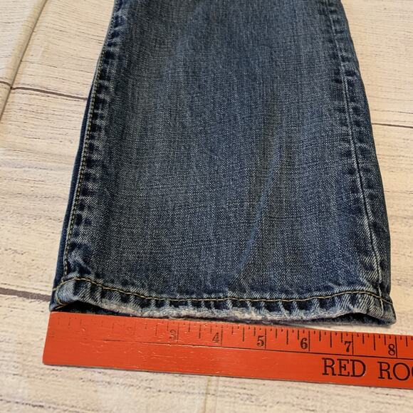 American Eagle Outfitters Mens Size 34x34 Original Straight Distressed Jeans - Picture 7 of 12